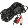 Кабель аудио Ningbo JAAC010-5 2хRCA (m)/Jack 3.5 (m) 5м. черный      