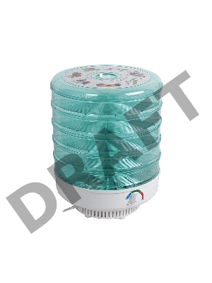 Сушилка для овощей Великие реки Ветерок-5, 5 поддонов, цв.упаковка, прозрачный