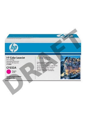 Тонер-картридж HP CF033A пурпурный для CLJ CM4540MFP 12500 стр.