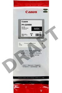 Картридж струйный Canon PFI-320 MBK 2889C001 черный матовый (300мл) для Canon Canon imagePROGRAF TM-200/205