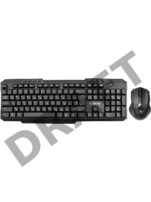Клавиатура+мышь JAKARTA C-805 RU BLACK 45805 DEFENDER