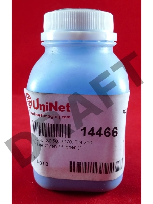 Тонер Brother TN 230C HL 3040/45/50/70/DCP 9010 cyan (фл.40г.) X-Generation 1.4K Uninet