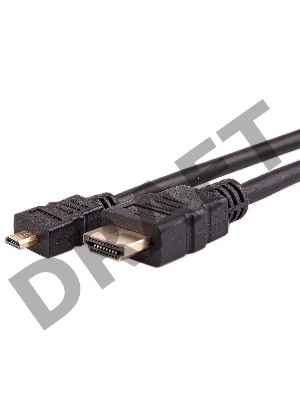 Кабель VCOM HDMI-19M --- MicroHDMI-19M ver 2.0+3D/Ethernet,2m Telecom <TCG206-2M>