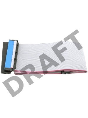 Шлейф IDE UDMA66/100/133 Cablexpert CC-EIDE/66, 2 устр., 80 жил, 48см, пакет