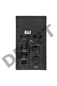 Источник бесперебойного питания CROWN ИБП CMU-SP800 COMBO {800VA металл,1x12V/9AH, розетки 2*IEC + 2*EURO} CM000001494