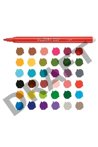 Фломастеры Universal CARIOCA JOY 40616 36 цв. коробка c европодвесом