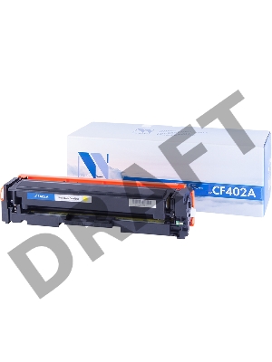 Картридж NV Print совместимый  HP Laser Jet Pro M252, MFP M277 CF402A Yellow (1400k)