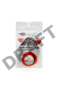 Кабель Gembird  USB 2.0 Cablexpert CC-mUSB2sr1m, AM/microBM 5P, 1м, нейлоновая оплетка, алюминиевые разъемы, серебристый, пакет