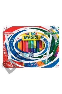 Фломастеры Universal CARIOCA STEREO MAGIC 41369 магические 20шт. (9 измен/ 9 исчез/ 2волшеб.) 
