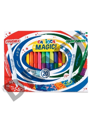 Фломастеры Universal CARIOCA STEREO MAGIC 41369 магические 20шт. (9 измен/ 9 исчез/ 2волшеб.) 