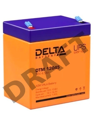 Батарея Delta DTM 12045 (12V, 4.5Ah)