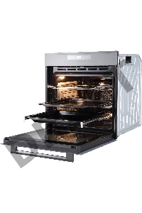 Духовой шкаф OKB 1331 GBXGr  цвет: серое стекло + черная нержавеющая сталь