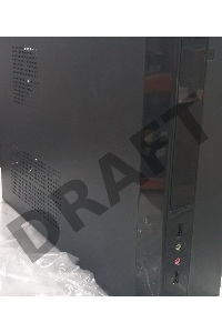 (Из ремонта, рабочий, гарантия 7 дней) Корпус Desktop ExeGate EX288781RUS MI-207U-350W-8 (miniITX/mATX, БП M350 с вент. 8см, 1*USB+1*USB3.0, аудио, черный)