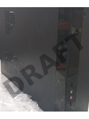 (Из ремонта, рабочий, гарантия 7 дней) Корпус Desktop ExeGate EX288781RUS MI-207U-350W-8 (miniITX/mATX, БП M350 с вент. 8см, 1*USB+1*USB3.0, аудио, черный)