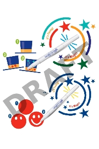 Фломастеры Universal CARIOCA STEREO MAGIC 41369 магические 20шт. (9 измен/ 9 исчез/ 2волшеб.) 