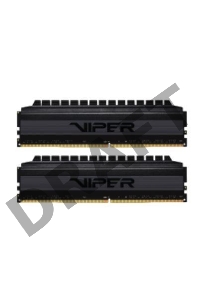 Оперативная память DDR 4 DIMM 8Gb (4GBx2) PC24000, 3000Mhz, PATRIOT BLACKOUT Kit (PVB48G300C6K) (retail)