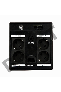 Источник бесперебойного питания ExeGate EP212520RUS Power Smart ULB-1500 LCD<1500VA, Black, 4 евророзетки, USB>