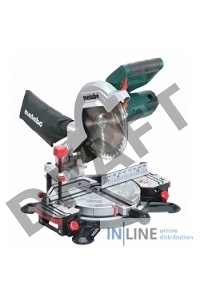 Торцовочная пила  Metabo KS 216 M Lasercut 619216000 { 1350вт,120х60мм,лаз,под, вес 9 кг }