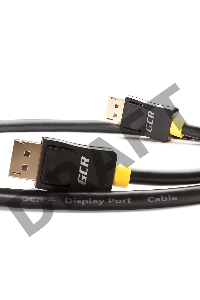 Greenconnect Кабель 1.5m DisplayPort v1.2, 20M/20M, черный, 28/28 AWG, GCR-50709 Greenconnect Кабель 1.5m DisplayPort v1.2, 20M/20M, черный, 28/28 AWG, GCR-50709