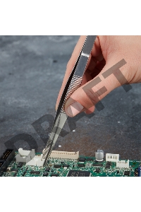 Пинцет прямой, рифленый 160 мм (блистер) REXANT