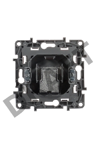 Розетка TV проходная, 15дБ, бел. ETIKA 