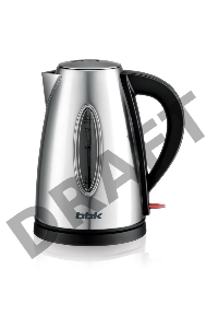 Чайник EK1762S черный/нержавеющая сталь /Corp