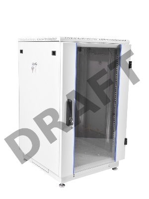 Шкаф коммутационный ЦМО ШТК-М-18.6.6-1ААА 18U 600x600мм пер.дв.стекл задн.дв.стал.лист 2 бок.пан. направл.под закл.гайки 270кг серый