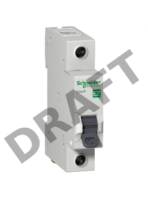Выключатель автоматический модульный 1п C 6А 4.5кА EASY9 SchE EZ9F34106
