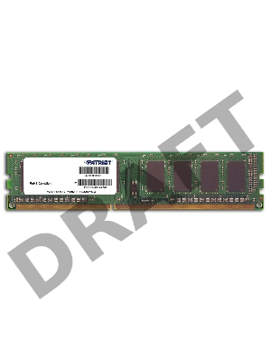 Память Patriot Memory 8GB DDR3 1600MHz (PC3-12800) PSD38G16002 CL11 DIMM 240-pin 1.5В