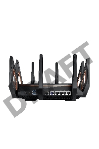 Маршрутизатор ASUS GT-AX11000 Tri-band WiFi 6(802.11ax) Gaming Router –World's first 10 Gigabit Wi-Fi router with a quad-core processor, 2.5G gaming port, DFS band, wtfast, Adaptive QoS, AiMesh for mesh wifi system