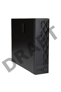 Корпус Slim Case InWin CE052S Black 300W 2*USB3.0+2*USB2.0+AirDuct+Fan+Audio mATX