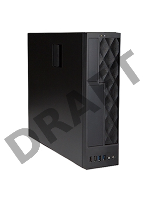 Корпус Slim Case InWin CE052S Black 300W 2*USB3.0+2*USB2.0+AirDuct+Fan+Audio mATX