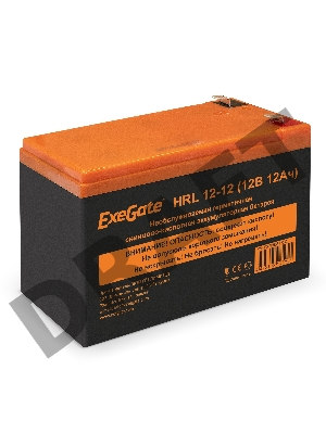 Батарея ExeGate EX285661RUS HRL 12-12 (12V 12Ah 1251W, клеммы F2)