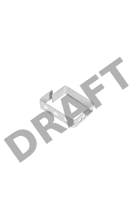 Кабельный органайзер одинарный 65x45 мм, кольцо (СМ)