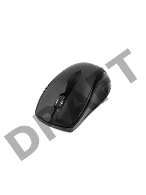 Мышь Gembird MUSW-320 Black USB {Мышь беспроводная, 2кнопоки+колесо-кнопка, 2.4ГГц, 1000 dpi}