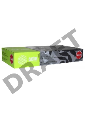 Тонер-картридж Cactus CS-TK475 для принтеров FS-6025MFP/6025MFP/B/FS-6030MFP 15000 страниц.