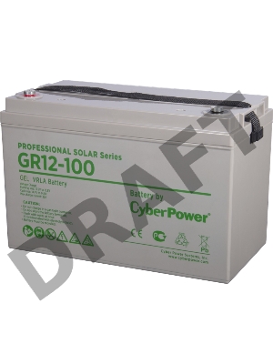 Аккумуляторная батарея PS solar (gel) CyberPower GR 12-100 / 12 В 100 Ач Battery CyberPower Professional solar series (gel) GR 12-100 / 12V 100 Ah