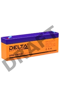 Батарея Delta DTM 12022 (12V, 2.2Ah)