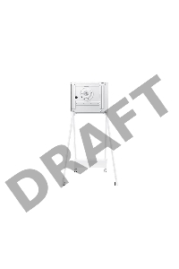 Мобильная стойка Samsung STN-WM55R для интерактивного ЖК-дисплея WM55R, светло-серая