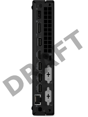 Компьютер  Lenovo ThinkCentre Tiny M70q-3 slim PG G7400T 8Gb SSD128Gb UHDG 710 noOS WiFi BT kb мышь черный (11USA02RCT/R)
