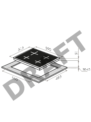 Газовая варочная панель MAUNFELD EGHG.64.2CB/G