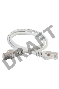 Коммутационный шнур (патч-корд), кат.5Е FTP, 1м, серый ITK