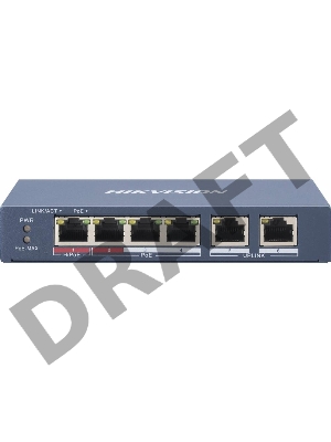 Коммутатор Hikvision DS-3E0106HP-E