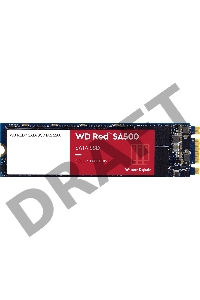 Накопитель твердотельный WD Твердотельный накопитель SSD WD Red™ SA500 NAS 3D NAND WDS200T1R0B 2ТБ M2.2280 SATA-III (TLC)