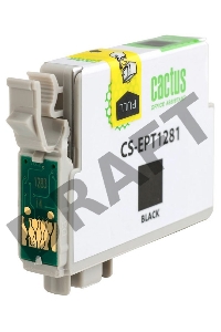 Картридж струйный Cactus CS-EPT1281 черный для Epson Stylus S22/SX125/SX420/SX425 (10ml)