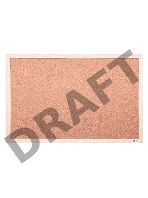 Демонстрационная доска Cactus CS-CWBD-60X90 пробка пробковая 60x90см деревянная рама коричневый