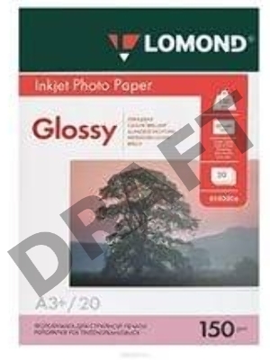 Бумага Lomond 0102026 A3+/150г/м2/20л./белый глянцевое для струйной печати