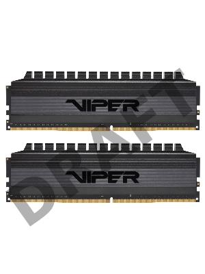 Оперативная память DDR 4 DIMM 16Gb (8GBx2) PC24000, 3000Mhz, PATRIOT BLACKOUT Kit (PVB416G300C6K) (retail)