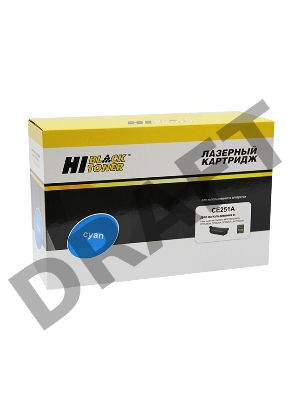 Расходные материалы Hi-Black CE251A  CYAN Картридж Hi-Black для HP CLJ CP3525/3530 CM3525/3530   ресурс 7000 стр. с чипом