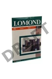 Фотобумага LOMOND Односторонняя Матовая, 90г/м2, A4 (21X29,7)/25л. для струйной печати